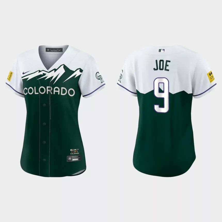 Women Colorado Rockies Connor Joe Green 2022 City Connect Replica Jersey