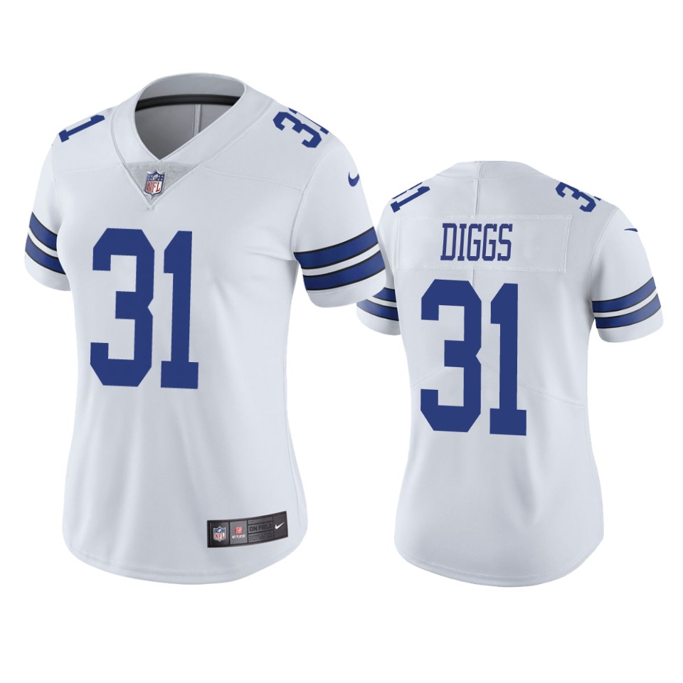 Women Cowboys #31 trevon diggs white Team Color Men's Stitched NFL Vapor Untouchable Limited Jersey