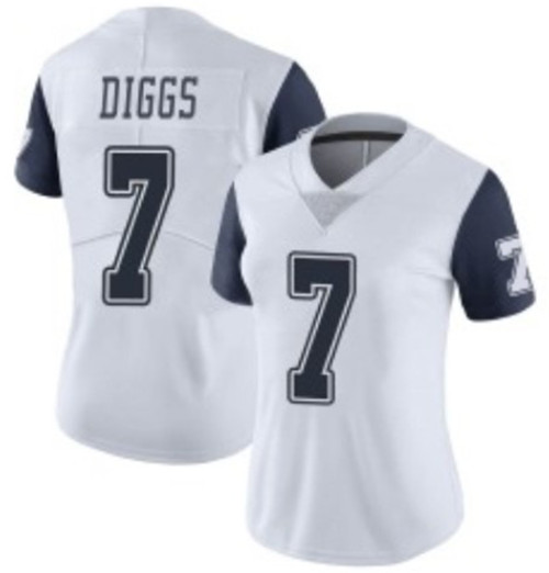 Women Cowboys #7 Trevon Diggs Color Rush Vapor Jersey