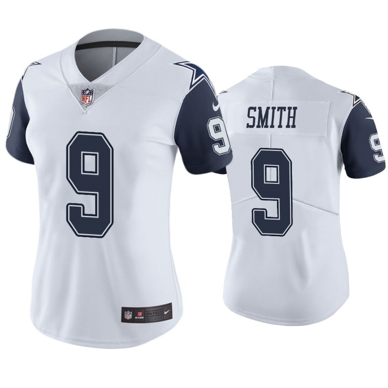 Women Dallas Cowboys #9 Jaylon Smith Color Rush Jersey