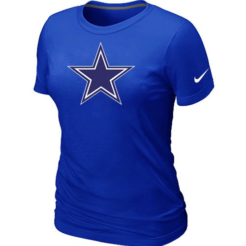 Women Dallas cowboys Blue T-Shirts