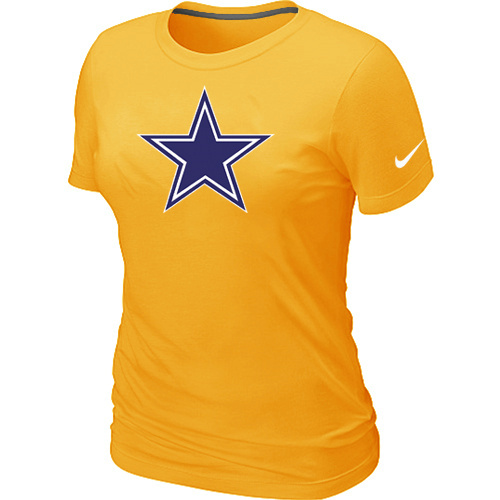Women Dallas cowboys Yellow T-Shirts