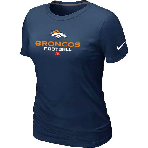 Women Danver Broncos Deep Blue T-Shirt