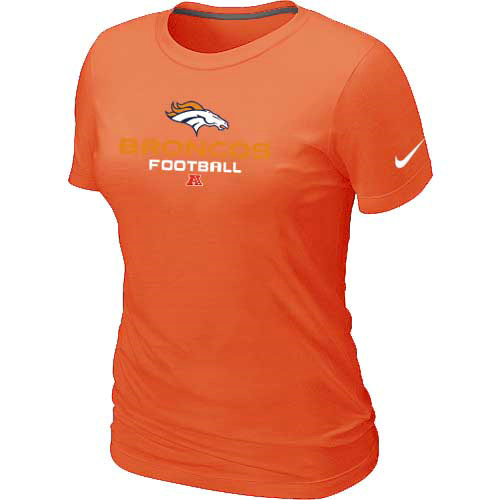 Women Danver Broncos Orange T-Shirt