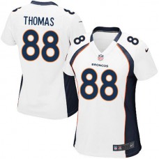 Women Denver Broncos Demaryius Thomas Game White Jersey
