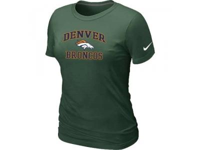 Women Denver Broncos Heart & Soul D.Green T-Shirt
