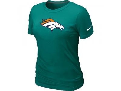 Women Denver Broncos L.Green Logo T-Shirt