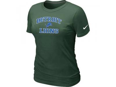 Women Detroit Lions Heart & Soul D.Green T-Shirt