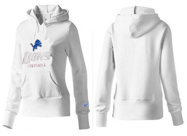 Women Detroit Lions Logo Pullover Hoodie-- (20)