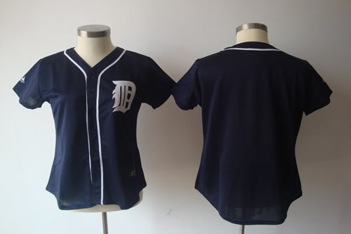 Women Detroit Tigers blank Blue Jerseys