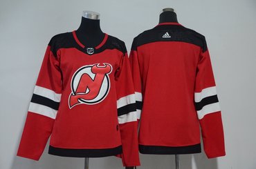 Women Devils Blank Red Women Adidas Jersey