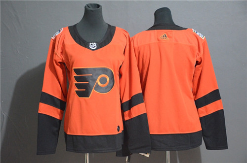 Women Flyers Blank Orange Women 2019 NHL Stadium Series Adidas Jersey