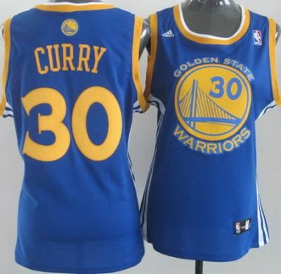 Women Golden State Warriors 30 Stephen Curry White Revolution 30 Swingman Jersey