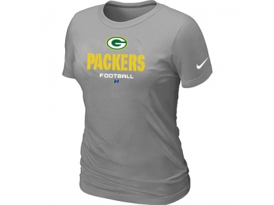 Women Green Bay Packers Critical Victory L.Grey T-Shirt