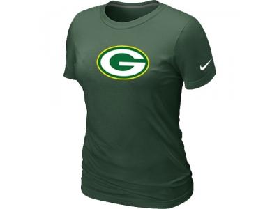 Women Green Bay Packers D.Green Logo T-Shirt
