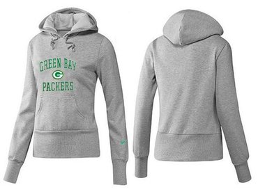 Women Green Bay Packers Logo Pullover Hoodie-- (16)