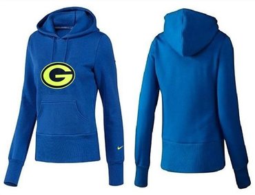 Women Green Bay Packers Logo Pullover Hoodie-- (41)
