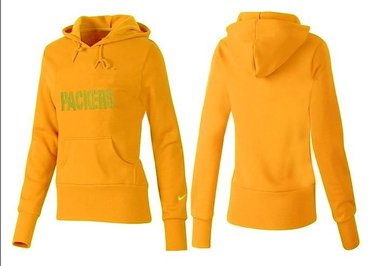 Women Green Bay Packers Logo Pullover Hoodie-- (55)