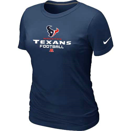 Women Houston Texans Deep Blue T-Shirt