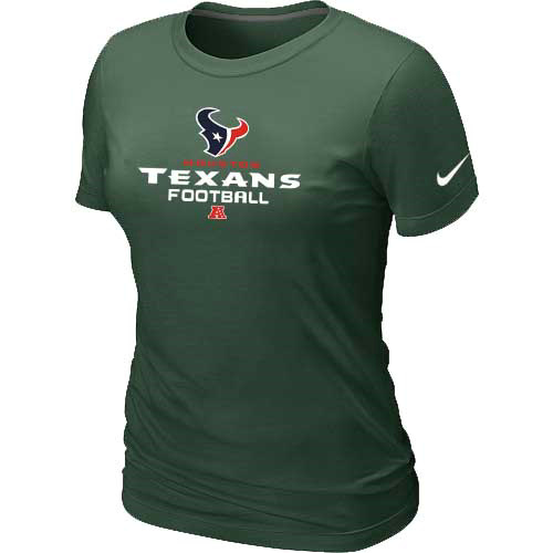 Women Houston Texans Deep Green T-Shirt