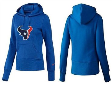 Women Houston Texans Logo Pullover Hoodie-- (1)