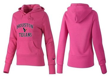 Women Houston Texans Logo Pullover Hoodie-- (17)