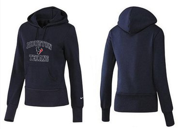 Women Houston Texans Logo Pullover Hoodie-- (19)
