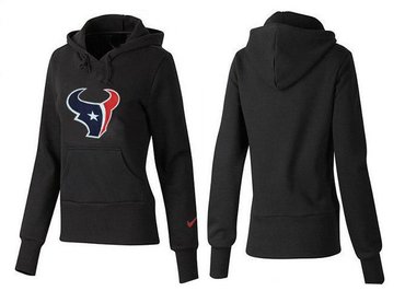 Women Houston Texans Logo Pullover Hoodie-- (2)