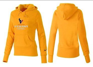 Women Houston Texans Logo Pullover Hoodie-- (28)