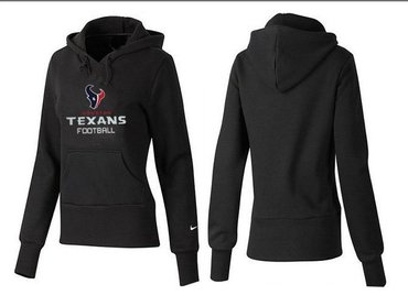 Women Houston Texans Logo Pullover Hoodie-- (36)