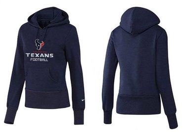 Women Houston Texans Logo Pullover Hoodie-- (38)