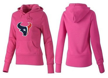 Women Houston Texans Logo Pullover Hoodie-- (7)