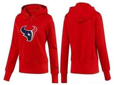 Women Houston Texans Logo Pullover Hoodie-- (9)