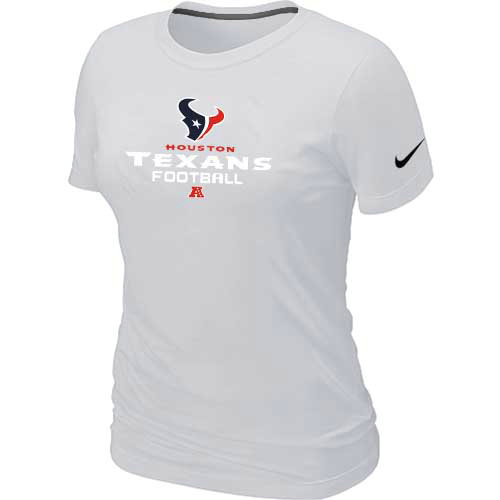 Women Houston Texans White T-Shirt