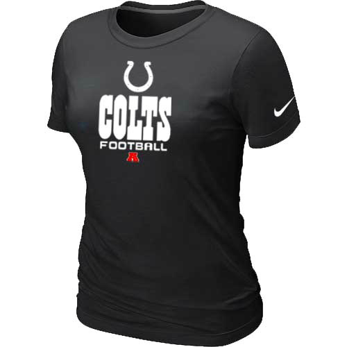 Women Indianapolis Colts Black T-Shirt