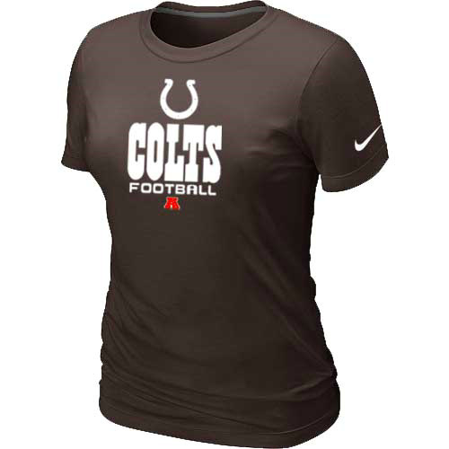 Women Indianapolis Colts Brown T-Shirt