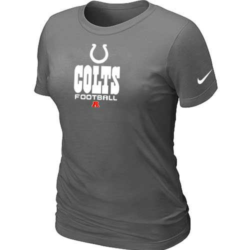 Women Indianapolis Colts Deep Grey T-Shirt