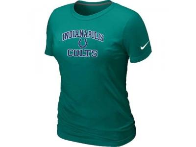 Women Indianapolis Colts Heart & Soul L.Green T-Shirt