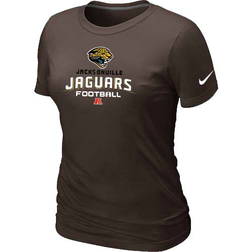 Women Jacksonville Jaguars Brown T-Shirt