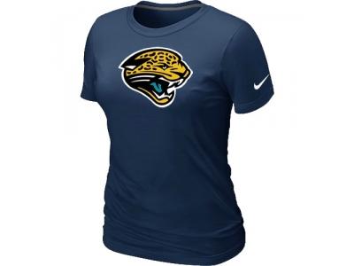 Women Jacksonville Jaguars D.Blue Logo T-Shirt