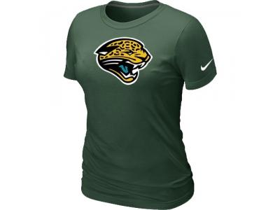 Women Jacksonville Jaguars D.Green Logo T-Shirt