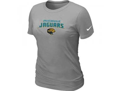 Women Jacksonville Jaguars Heart & Soul L.Grey T-Shirt