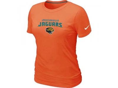 Women Jacksonville Jaguars Heart & Soul Orange T-Shirt