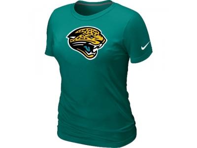 Women Jacksonville Jaguars L.Green Logo T-Shirt