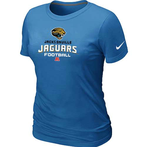 Women Jacksonville Jaguars Light blue T-Shirt