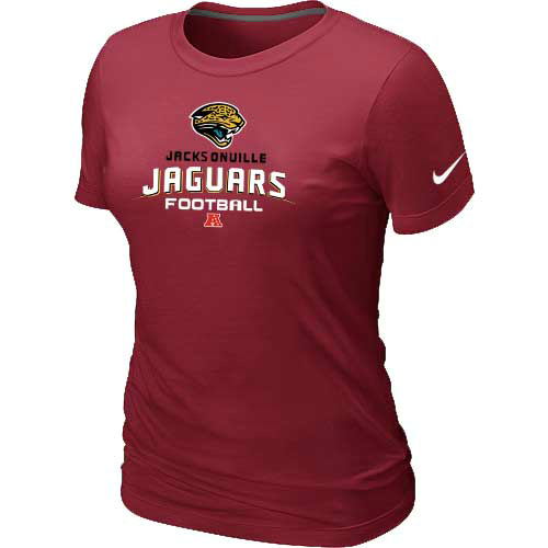 Women Jacksonville Jaguars Red T-Shirt