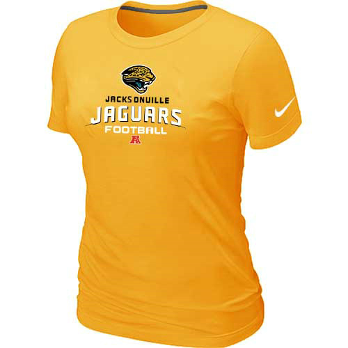 Women Jacksonville Jaguars Yellow T-Shirt