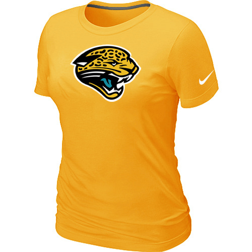 Women Jacksonville Jaguars Yellow T-Shirts
