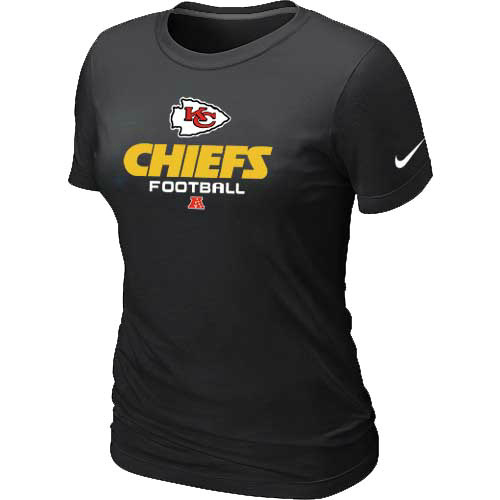 Women Kansas City Chiefs Black T-Shirt
