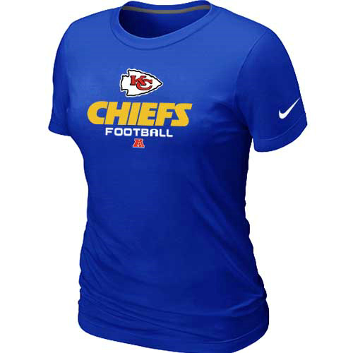 Women Kansas City Chiefs Blue T-Shirt